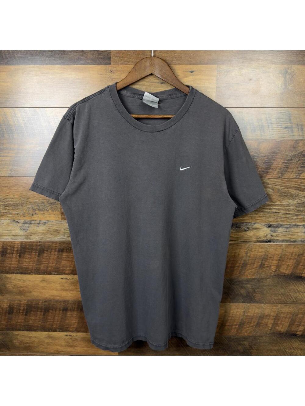 2K Nike Distressed Faded T-Shirt Large Swoosh Thrashed Grunge Tee